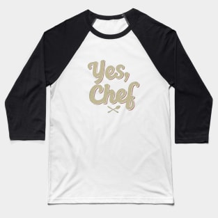 "Yes, Chef" - The Bear Vintage Typography Baseball T-Shirt